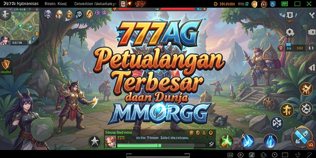 Tangkapan layar gameplay <strong>777AG</strong> menunjukkan pertempuran epik dan petualangan seru.