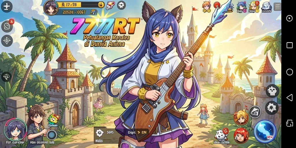 Gameplay seru dalam dunia Anime yang memukau.