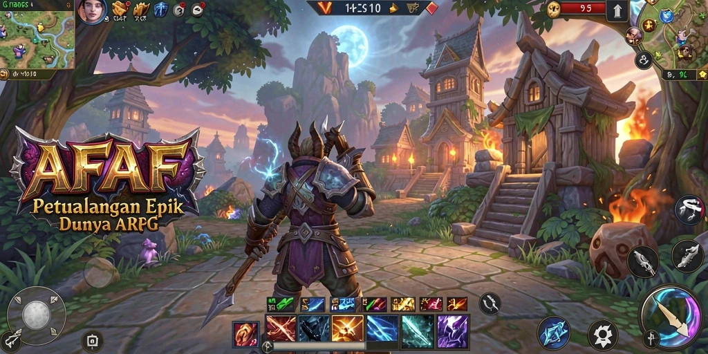 Gameplay AFAF yang menantang dan seru.