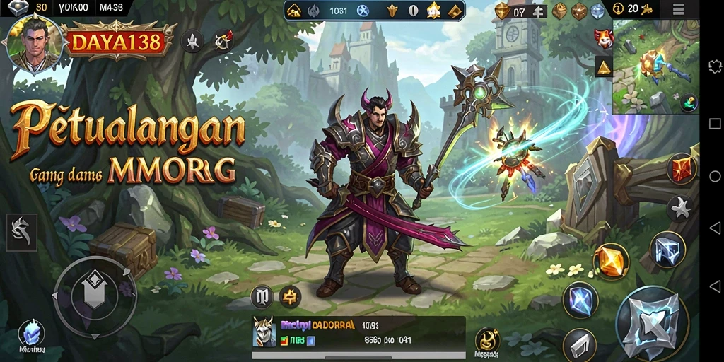 Tampilan gameplay cerah dan menarik dari DAYA138 yang memikat pemain.