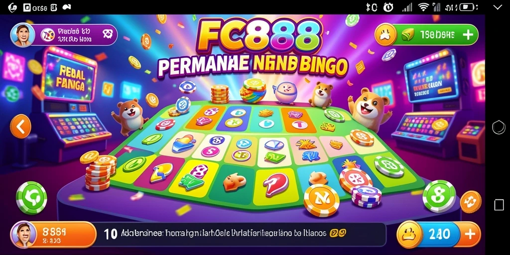 Tampilan gameplay FC888 yang menarik dan seru dalam permainan Bingo.