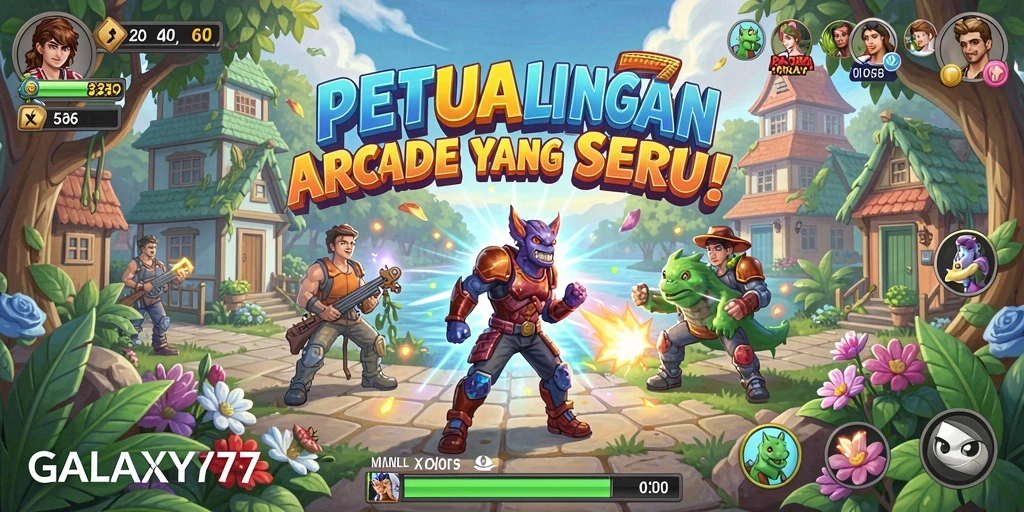 Gameplay seru dan menantang dari GALAXY77 yang sangat memukau.