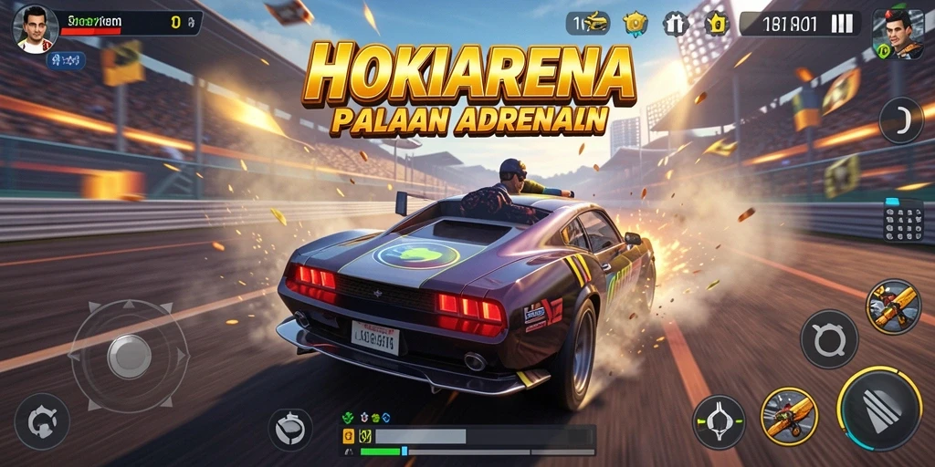Gameplay menegangkan HOKIARENA dengan grafik memukau.