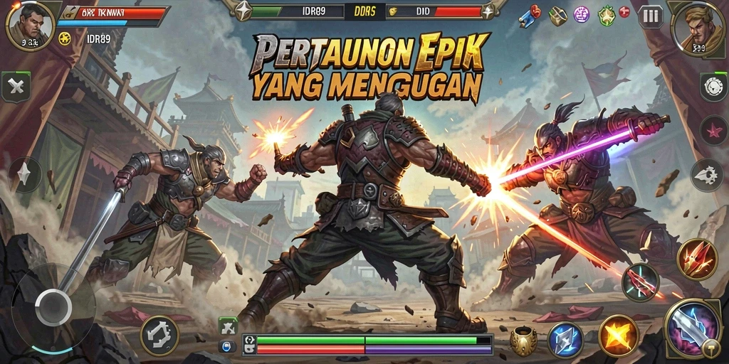 Gameplay seru dan mendebarkan dalam pertarungan IDR89.