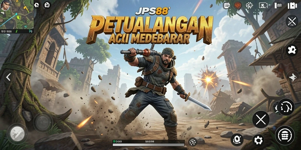 Tampilan aksi mendebarkan dalam gameplay JPS88 yang intens.