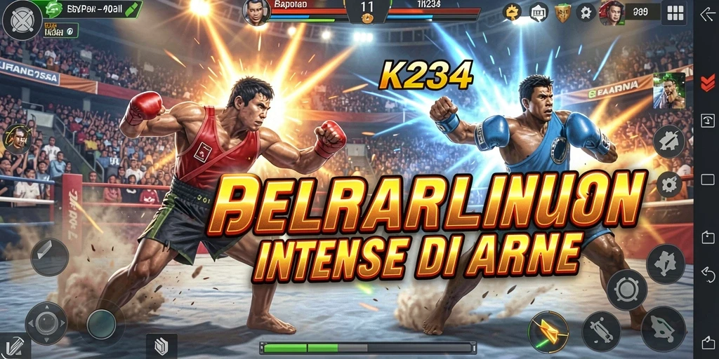 Tampilan grafis pertarungan epik di K234 yang mengesankan.