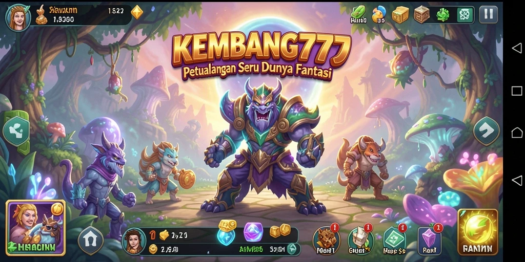 Tampilan gameplay KEMBANG777 yang menampilkan eksplorasi dunia yang menakjubkan.
