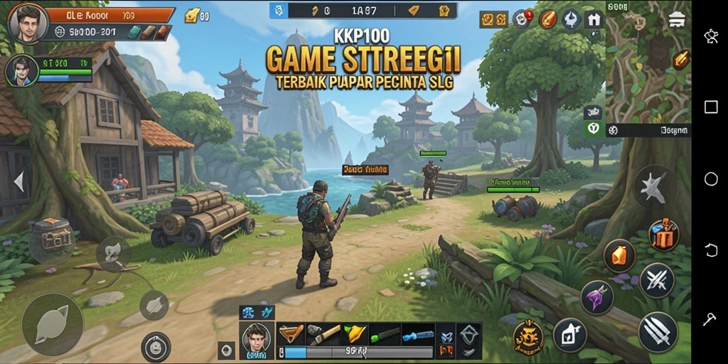 Tampilan gameplay menantang dalam KPK100 yang menarik dan seru.