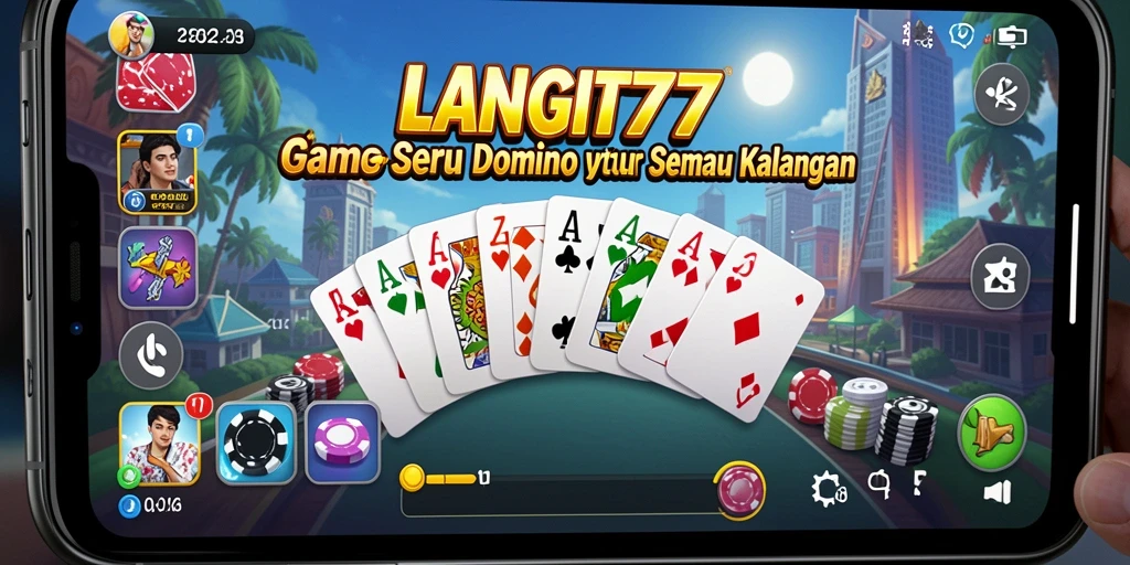 Tampilan screenshot yang menunjukkan gameplay domino yang seru dan menyenangkan.