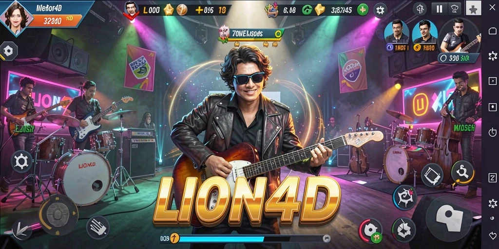 Tampilan gameplay seru di LION4D yang menarik untuk dimainkan.