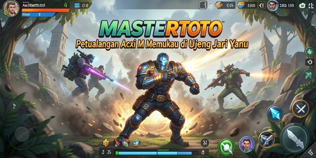 Tampilan gameplay MASTERTOTO yang dinamis dan penuh aksi.
