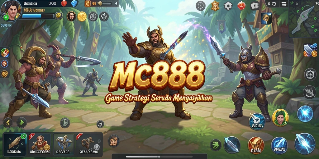Tampilan gameplay menarik dari MC888 yang memikat pemain.