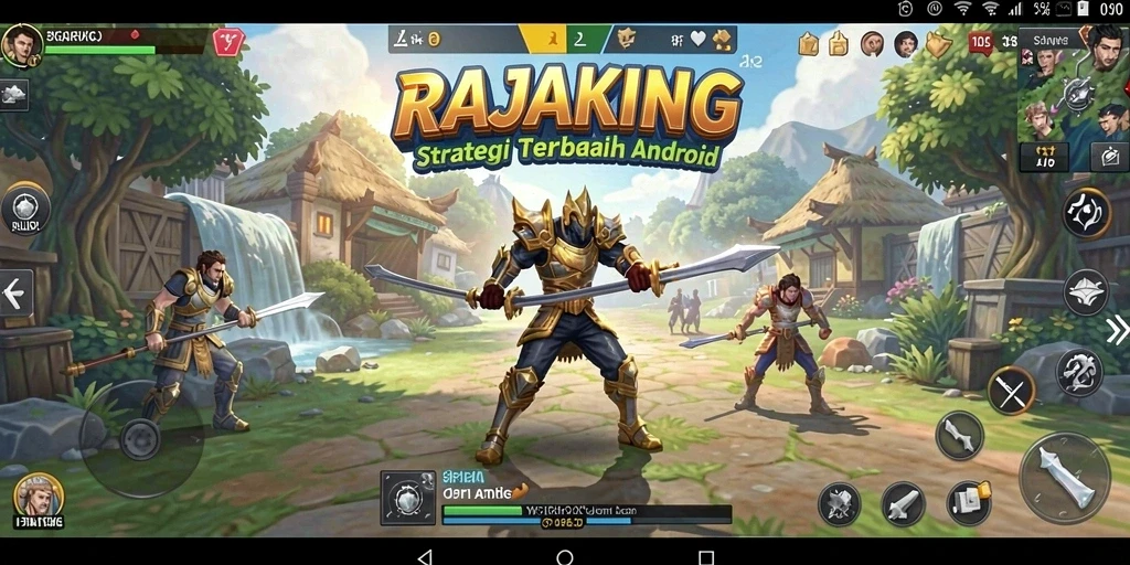 Tampilan gameplay yang mendebarkan di RAJAKING dengan strategi yang kompleks.