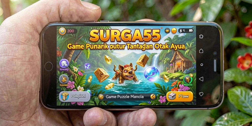 Gameplay SURGA55 yang menuntut strategi dalam menyelesaikan puzzle.