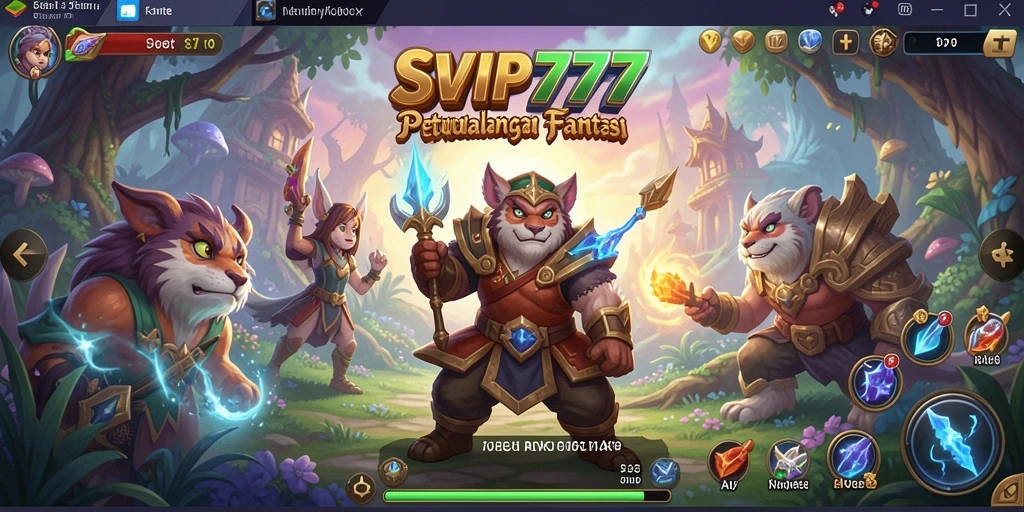 Screenshot menampilkan aksi seru dalam gameplay SVIP777.