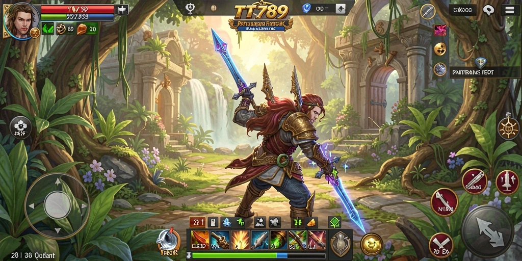 Tampilan gameplay RPG yang mendebarkan di TT789.