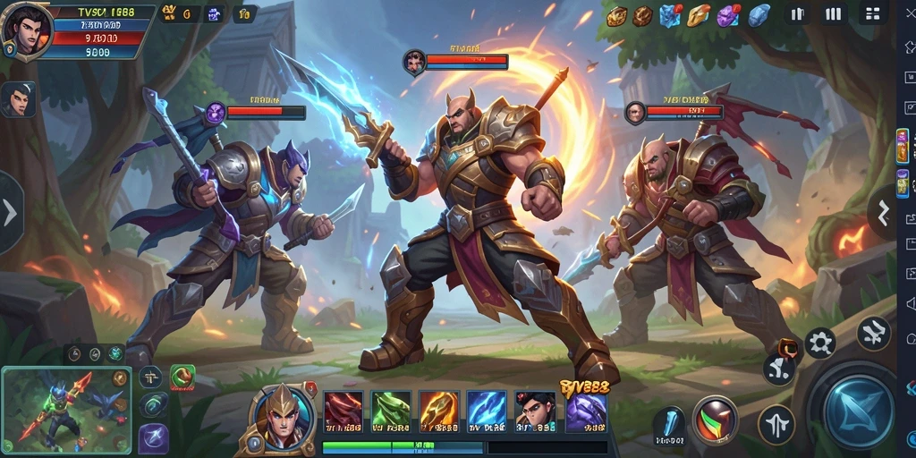 Tampilan gameplay yang mendebarkan dalam <strong>TV888</strong>.