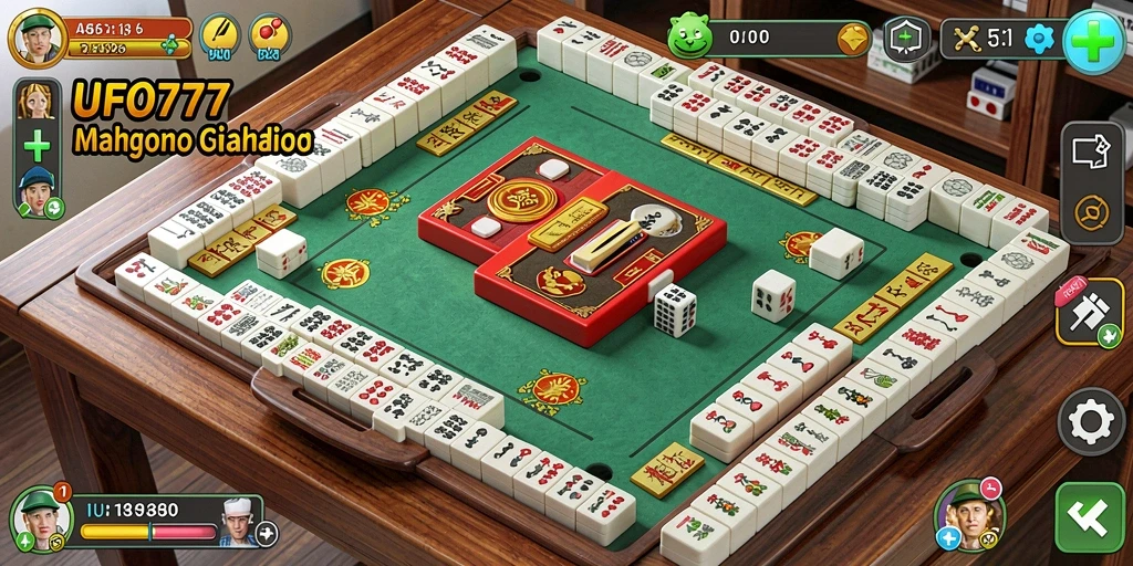 Tampilan menarik permainan Mahjong di UFO777 dengan grafis yang menawan.