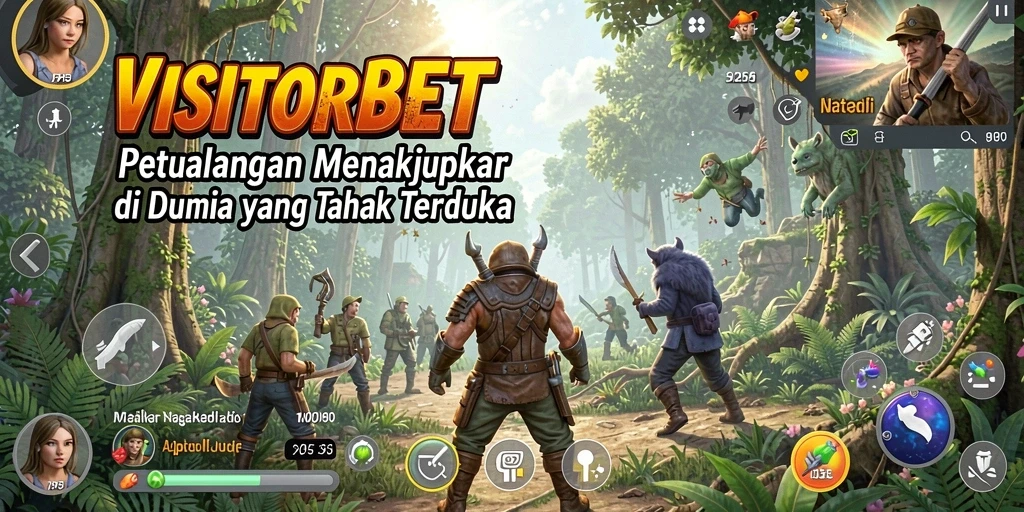 Tangkapan layar gameplay menakjubkan dari VISITORBET yang menggambarkan petualangan seru.