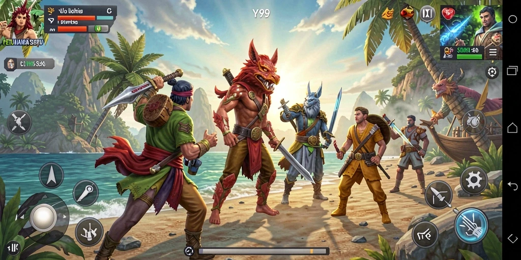 Tampilan gameplay <strong>Y89</strong> yang penuh aksi dan petualangan menantang.